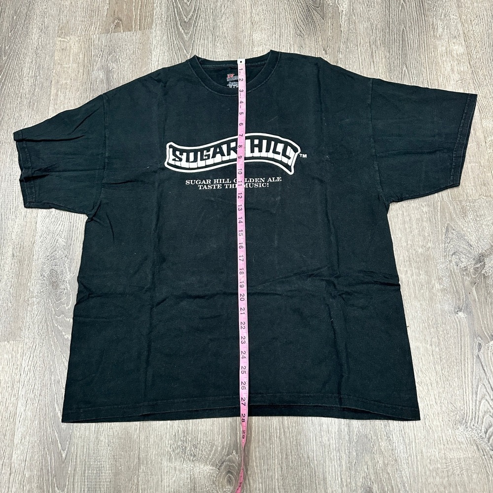 Sugar Hill Golden Ale Taste the Music TShirt Mens XL Black Music Festival TShirt - Picture 6 of 9